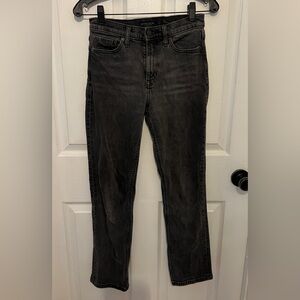 BANANA REPUBLIC Women's Black High Rise Straight Leg Jeans Size 26